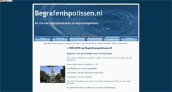 Desktop Screenshot of begrafenispolissen.nl